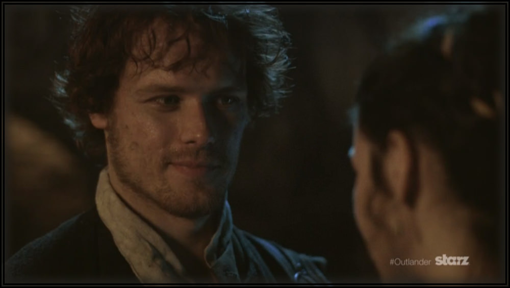 Jamie looking at Claire